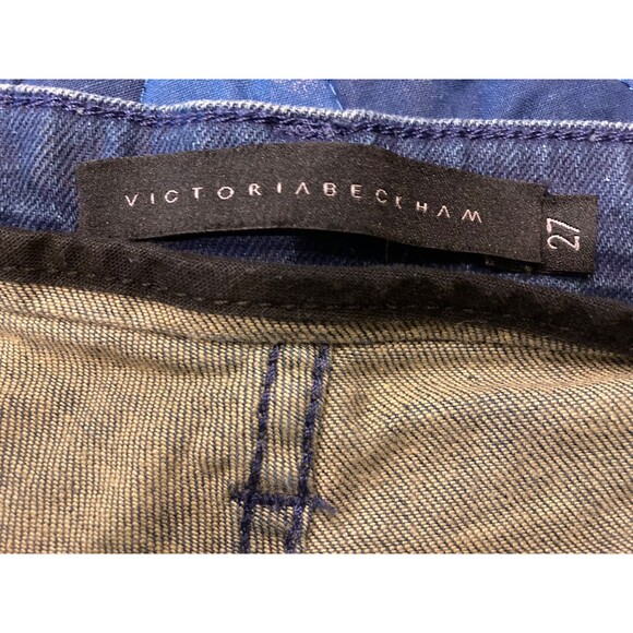 Victoria Beckham Size 27 Skinny Straight Leg Denim Jeans - Wax Purple VB1 139WP - Picture 4 of 9